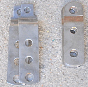 Sail furle -link plates.