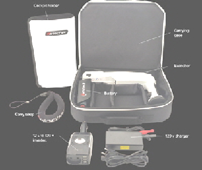 This is the comprehensive kit of equipment for the Ewincher2