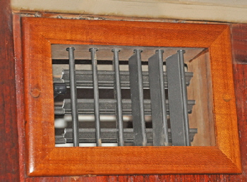 These large vents distribute air to the cabins.