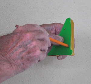 This shows the letter template in use.