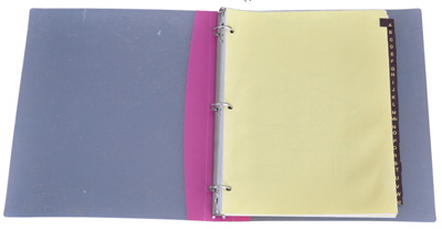 Organize things with "The book".