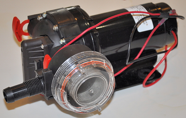 The powerful 70 psi Aqua-Jet WD 5.2 wash-down pump, from the Johnson Pumps Company.