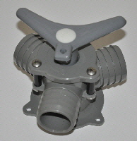 A change over pipe used in heads.