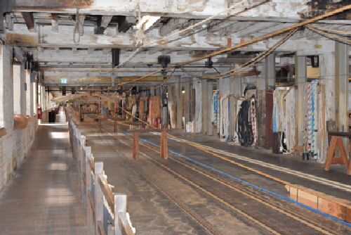 Chatham ropewalk near London, England.