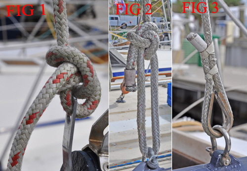 The alternatives to making a neat eye splice.