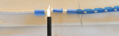 Heat the two ends until they melt then bring them together to weld the joint. 