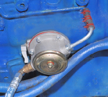 Roger's pipe repair and new fuel pump.