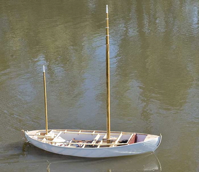 The first test on the water.