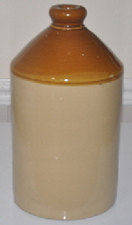 This is one of the last demijohns of neat Navy rum which wa sold in Gibraltar in 1977.