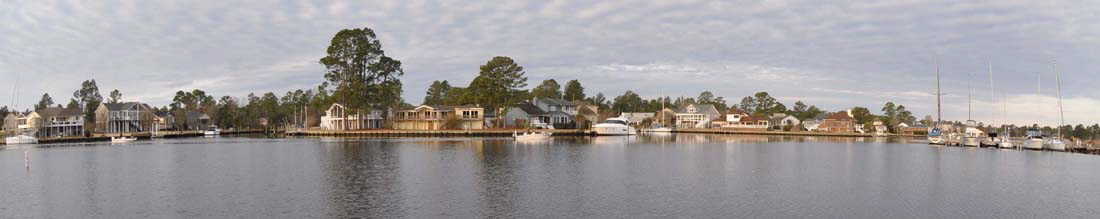 Part of the lagoon in Fairfield Harbour. Part of the lagoon in Fairfield Harbour.