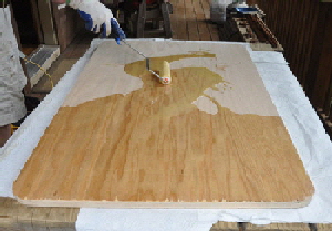 Laminate-glueing