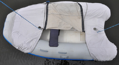 Zipped cover.